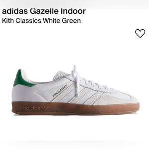 adidas Gazelle Indoor Kith Classics White Green